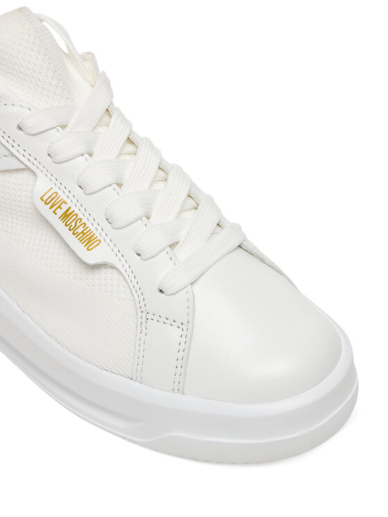 LOVE MOSCHINO LOVE MOSCHINO Sneakersy JA15055G1OIZ010B Biały