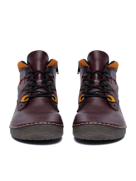 Rieker Rieker Schnürschuhe CEO-52544-30 Dunkelrot