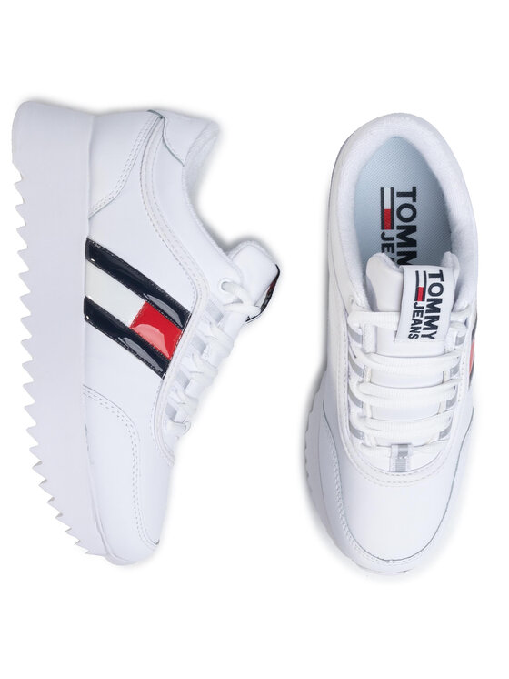 high cleated tommy jeans sneaker