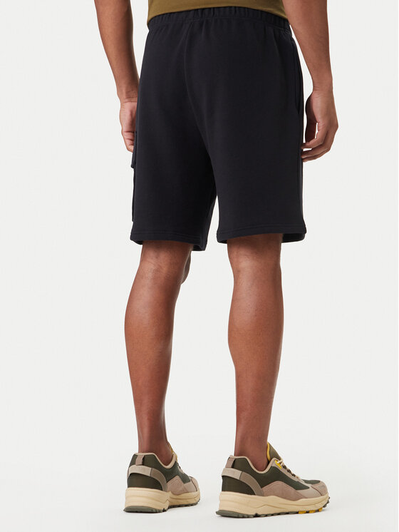 Napapijri Napapijri Pantaloni scurți sport N-Box Logo Cargo NP0A4I59 Negru Regular Fit