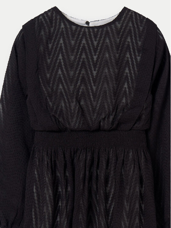 Mayoral Mayoral Vestito elegante 7977 Nero Regular Fit