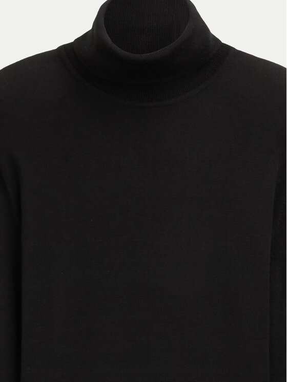 Tom Tailor Tom Tailor Rollkragenpullover 1042456 Schwarz Regular Fit
