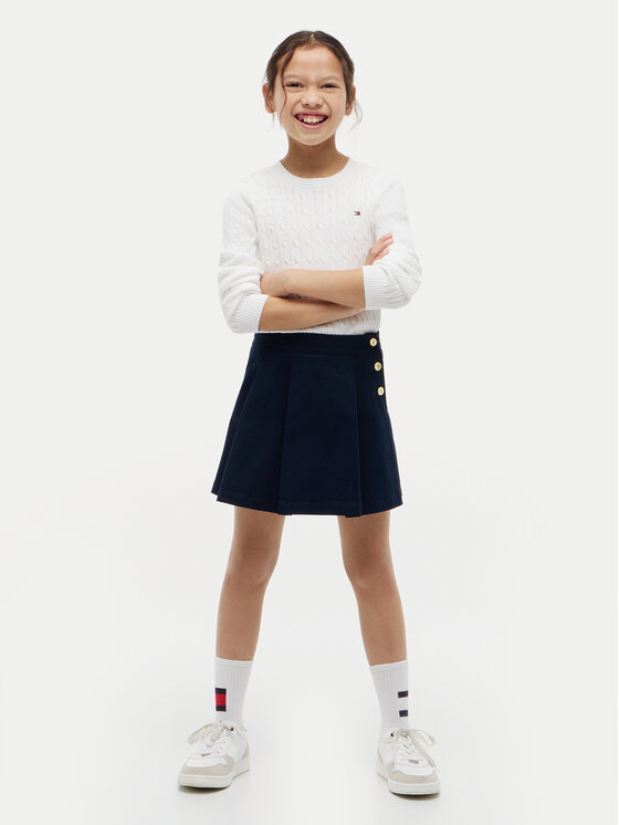 Tommy Hilfiger Tommy Hilfiger Пола KG0KG09436 Тъмносин Regular Fit