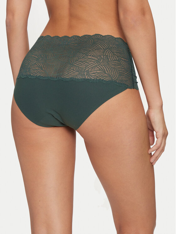 Chantelle Chantelle Figi klasyczne z wysokim stanem Soft Stretch C11G80 Zielony