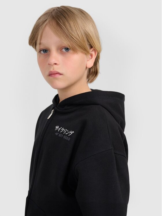 4F 4F Felpa 4FJRAW25TSWSM2346-20S Nero Oversize