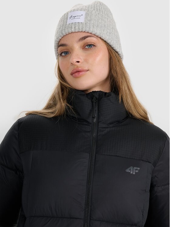 4F 4F Giubbotto piumino 4FWAW25TDJAF581-20S Nero Regular Fit