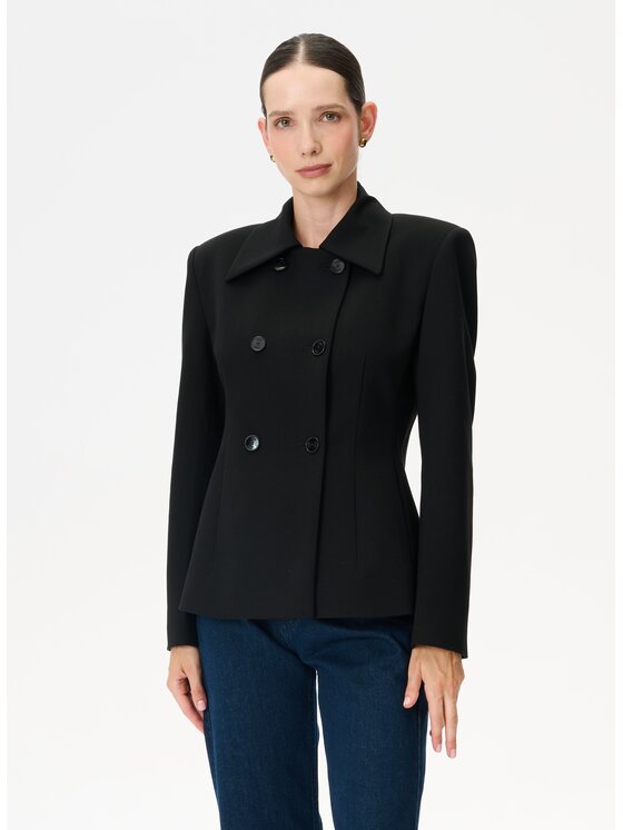 LEBRAND LEBRAND Marynarka Clavel Czarny Regular Fit