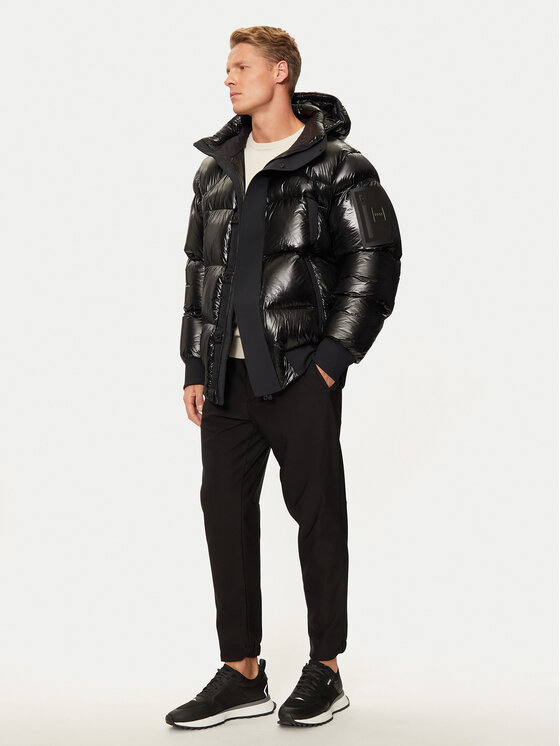 BOSS Boss Pūkinė striukė Ronnie 50522627 Juoda Regular Fit