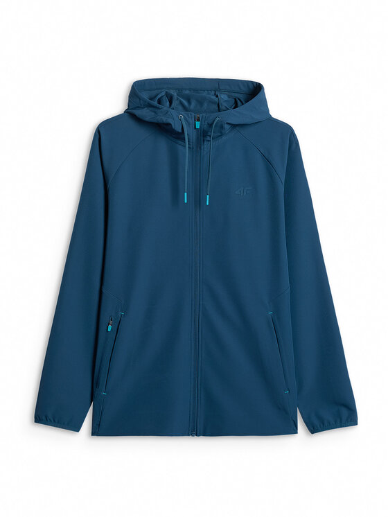 4F 4F Bluza TRAINING CLUB Granatowy Regular Fit