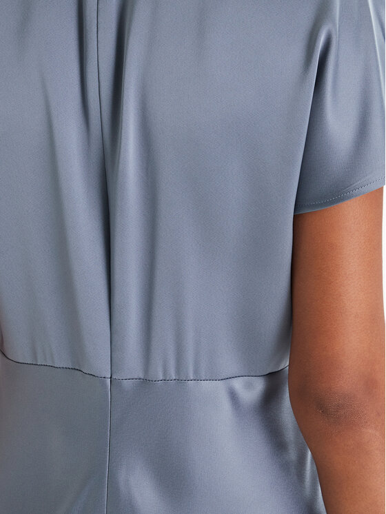 Marella Marella Φόρεμα κοκτέιλ Falange 2613221201 Γαλάζιο Regular Fit