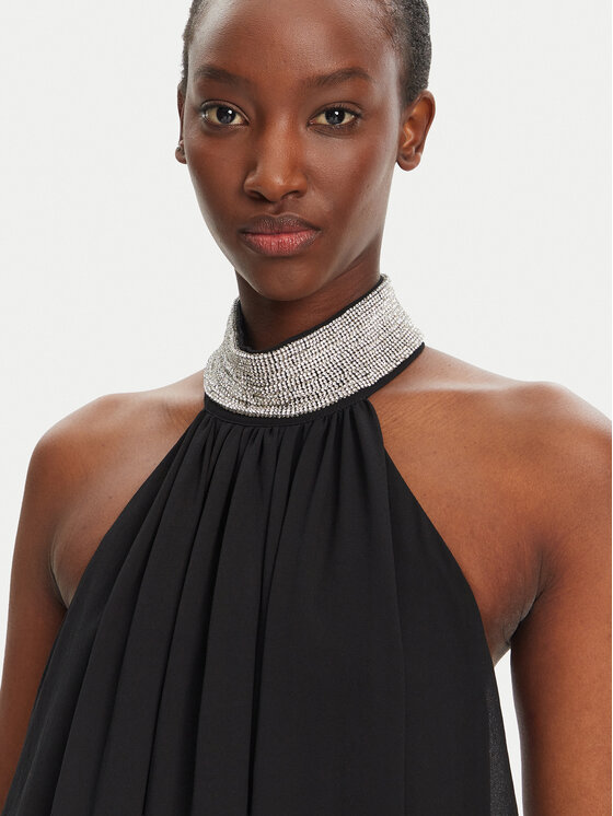 Eleh Eleh Rochie cocktail ESS250027 Negru Regular Fit