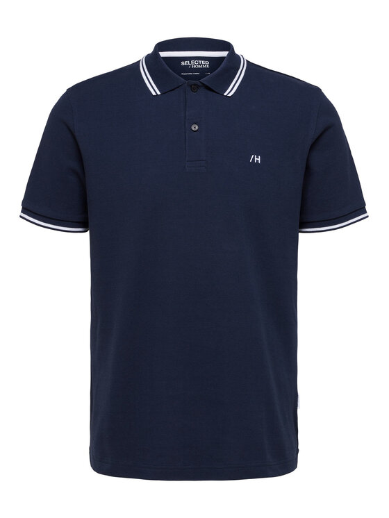 Selected Homme Selected Homme Polokošeľa 16087840 Tmavomodrá Regular Fit
