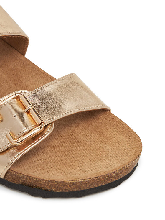 ONLY Shoes ONLY Shoes Papucs Onlmaxi-13 Pu Strap Buckle 15331392 Arany
