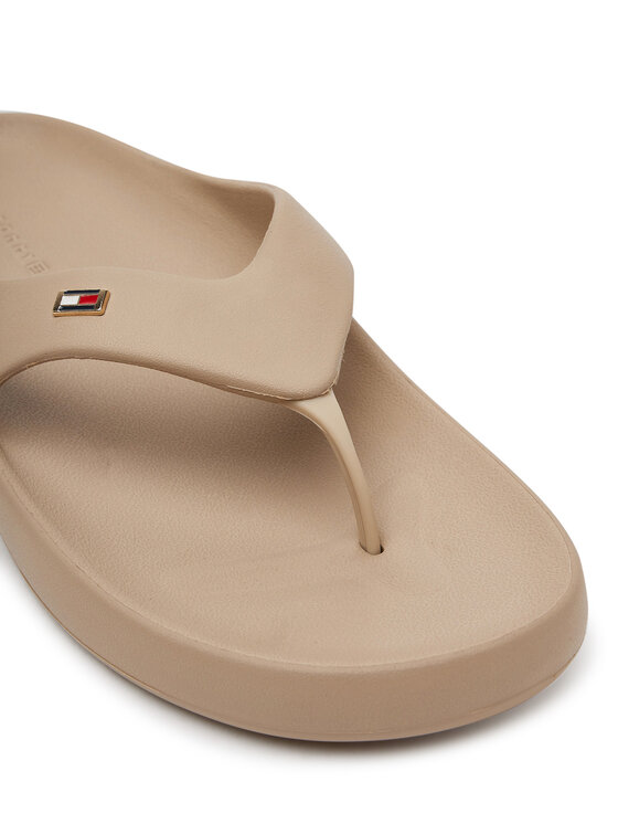 Tommy Hilfiger Tommy Hilfiger Šlepetės per pirštą Th Comfort Beach Sandal FW0FW08522 Smėlio