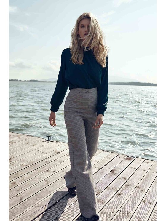 FIGL FIGL Blúzka M730 Zelená Regular Fit