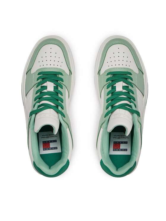 Tommy Jeans Tommy Jeans Snīkeri Tjw Skate Sneaker Ltr EN0EN02423 Zaļš