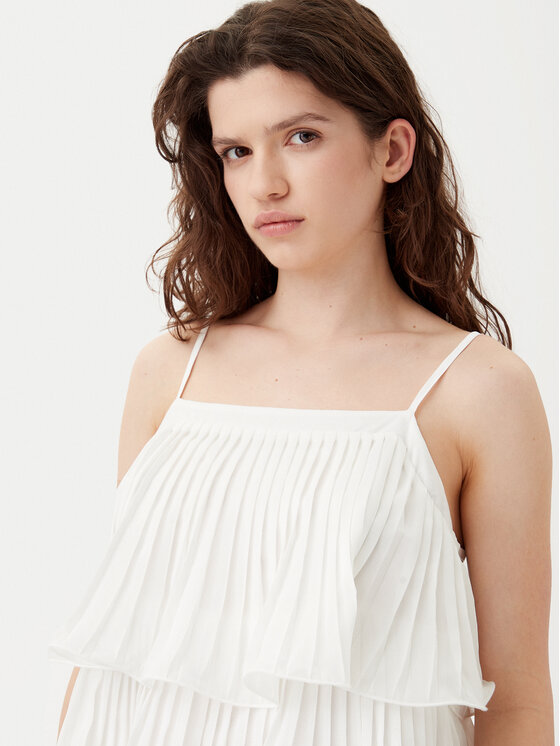 YAS YAS Rochie cocktail Lucia 26036503 Alb Regular Fit