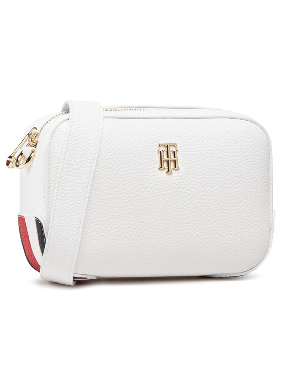 Tommy Hilfiger Rankinė Th Essence Crossover Corp AW0AW09688 Balta •  Modivo.lt