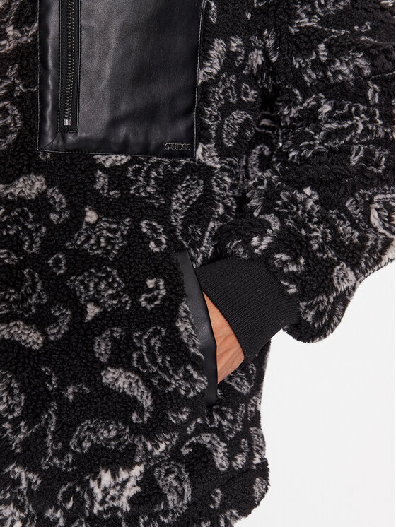 Guess Guess Μπουφάν μεταβατικό M3BL16 WFSH2 Μαύρο Regular Fit