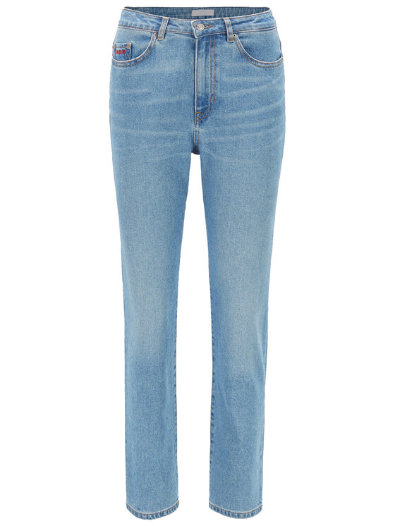 BOSS Boss Jeans Straight Crop Vd 50452525 Blu Regular Fit
