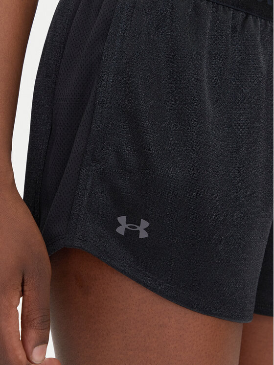 Under Armour Under Armour Sportovní kraťasy Tech™ Play Up Shine 1389883 Černá Regular Fit