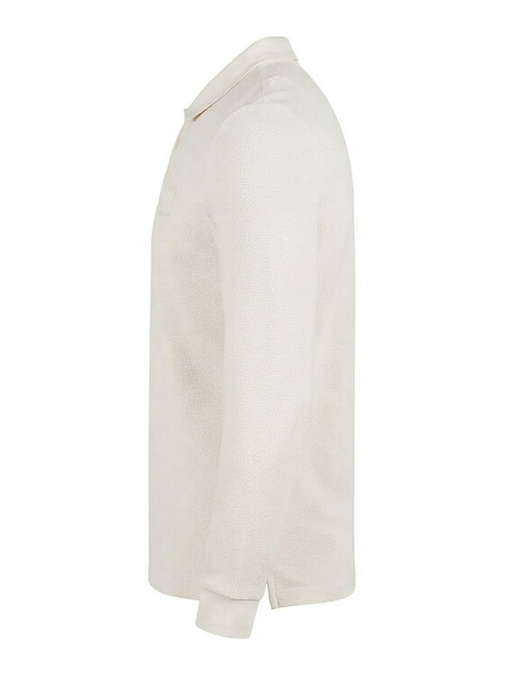 Ombre Ombre Polo L179 Biały Regular Fit