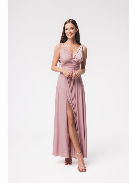 Aurora Aurora Elegantní šaty Milo pale pink Růžová Feminine Fit