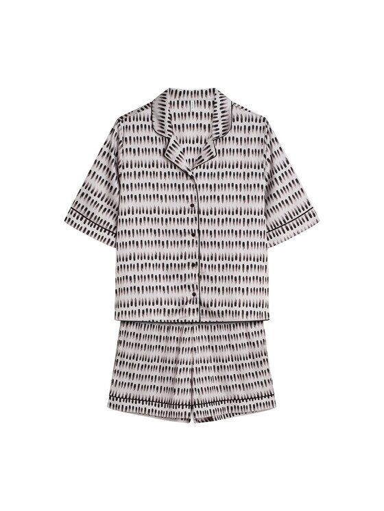Esotiq Esotiq Piżama 44916 Beżowy Regular Fit