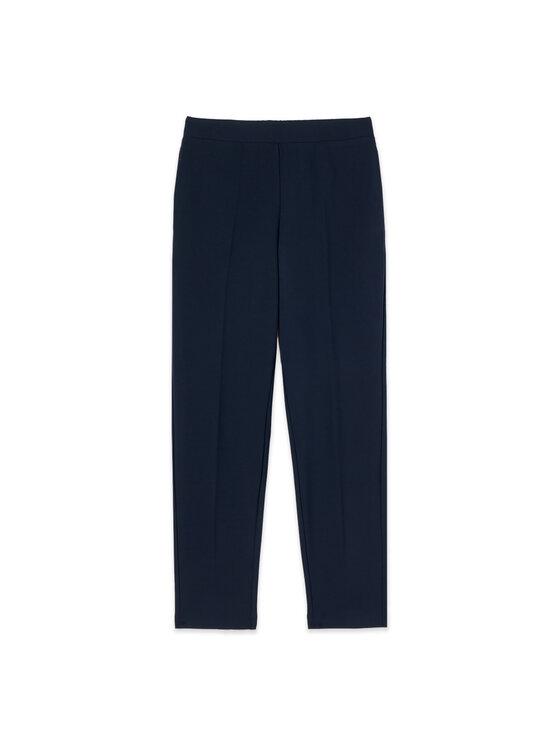 Oltre Oltre Pantaloni di tessuto P273J202580N034 Blu Skin Fit