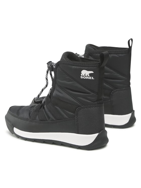 Sorel Sorel Μπότες Χιονιού Youth Whitney II Short Lace Up NC3903-010 Μαύρο