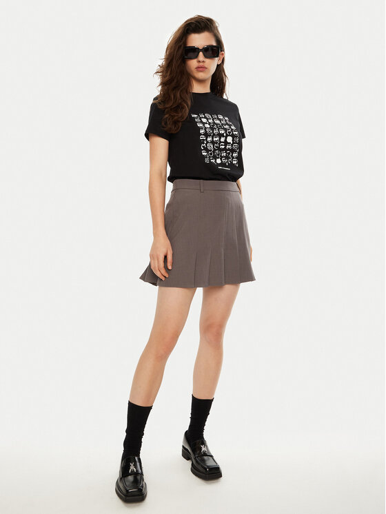 KARL LAGERFELD KARL LAGERFELD Tričko A1W17124 Čierna Regular Fit