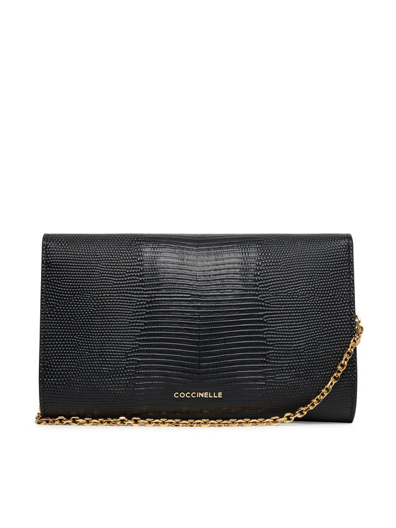 Coccinelle Coccinelle Handtasche Tod Coccinellenikla Lizard E1 TOD 15 01 01 Schwarz