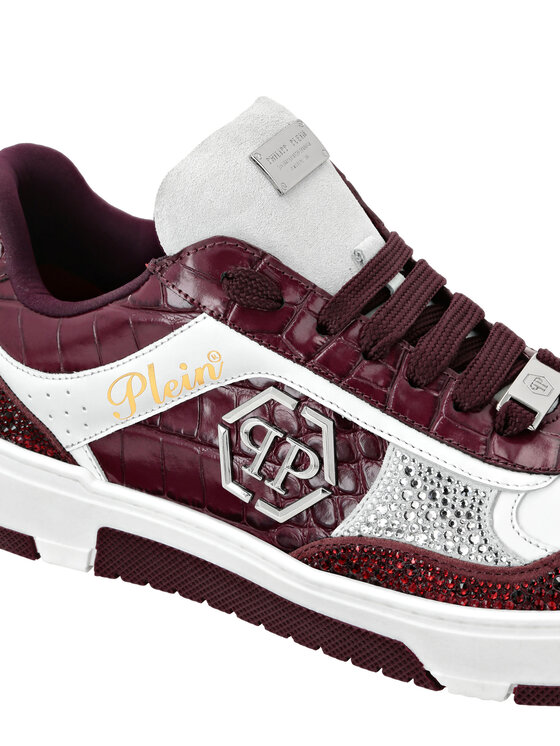 PHILIPP PLEIN PHILIPP PLEIN Sneakersy 27449 Bordowy