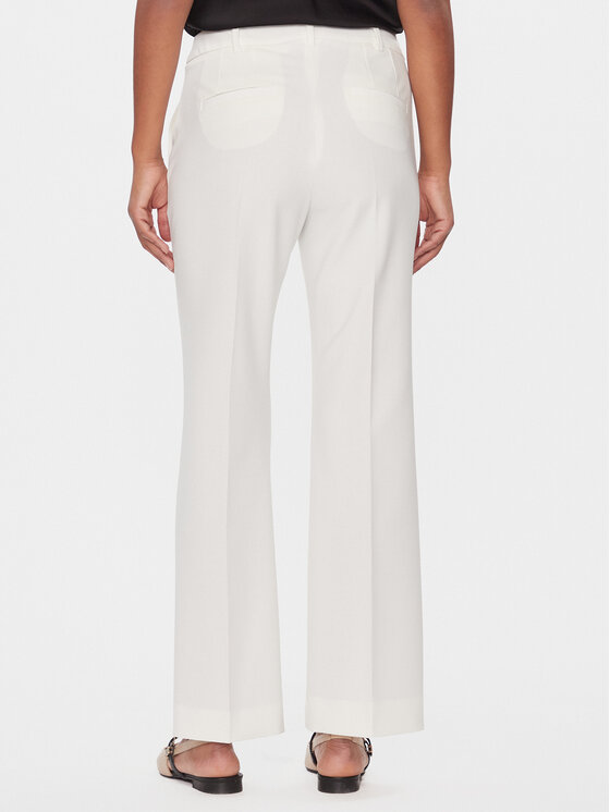 Marella Marella Hlače Child 2413131061200 Écru Regular Fit