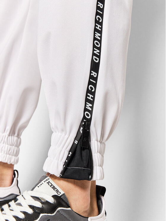 John Richmond John Richmond Pantaloni da tuta UMP22055PA Bianco Regular Fit