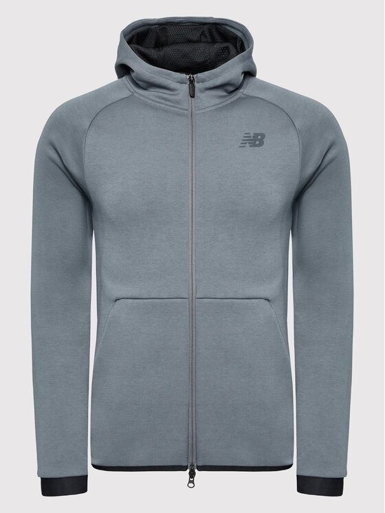 New Balance New Balance Majica dugih rukava MJ21178 Siva Athletic Fit