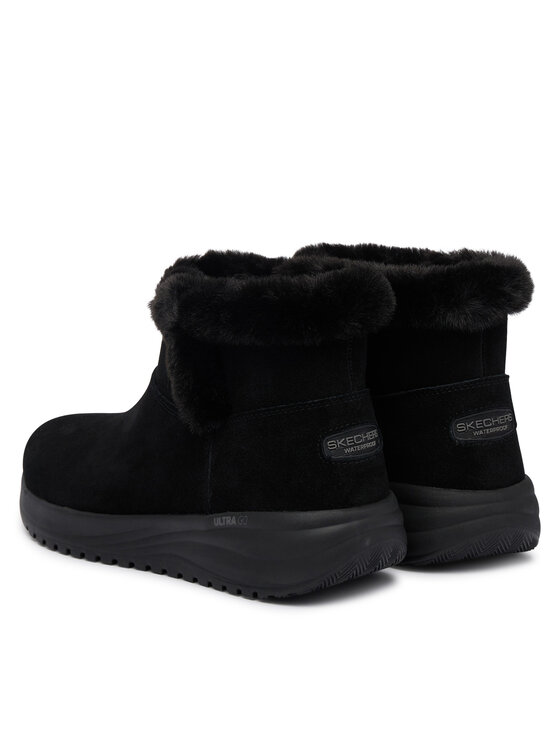 Skechers Skechers Čizme za snijeg Waterproof Relaxed Fit: On-The-GO Stellar - Cozy Step 144745/BBK Crna