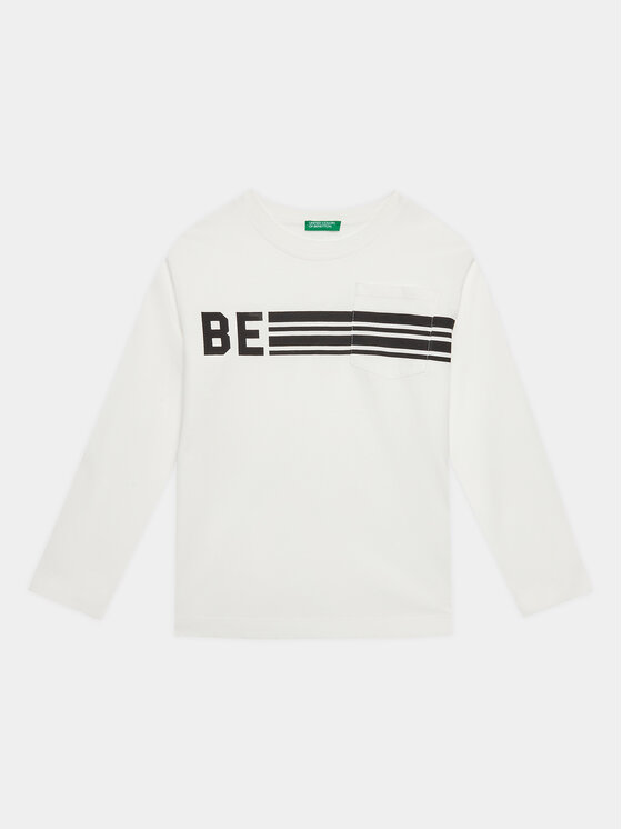 United Colors Of Benetton United Colors Of Benetton Blúzka 3VR5C10DN Biela Regular Fit