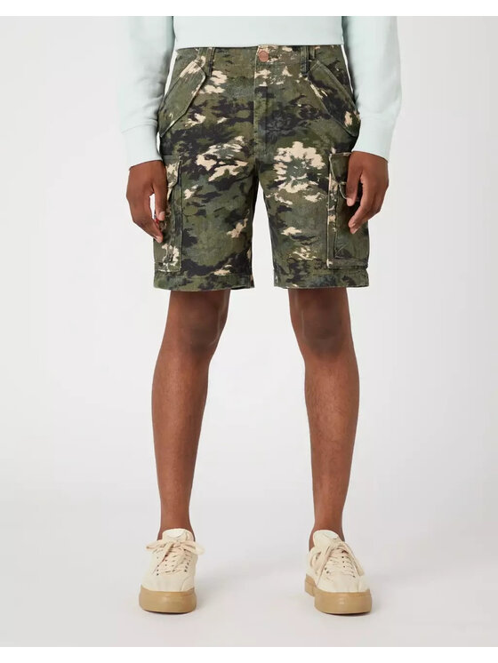 Wrangler Wrangler Pantaloncini di tessuto CASEY CARGO SHORT Multicolore Regular Fit