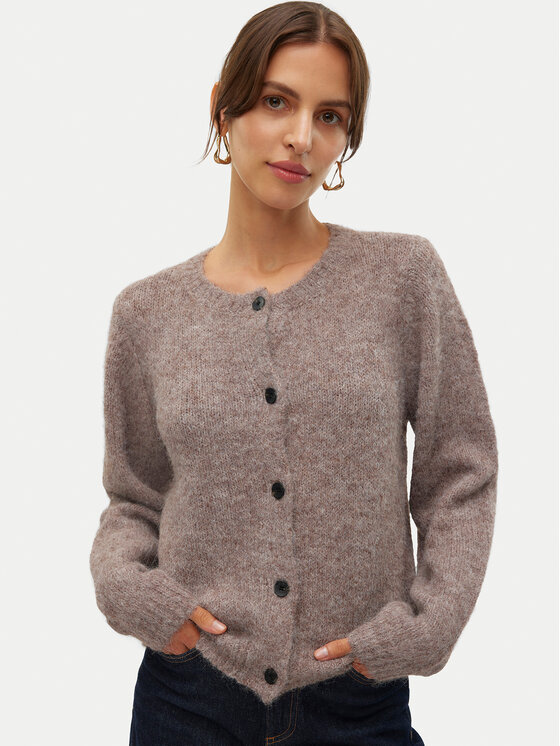 Vero Moda Vero Moda Kardigan Novah 10320496 Smeđa Regular Fit