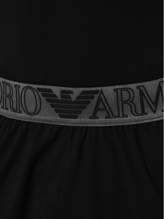 Emporio Armani Underwear Emporio Armani Underwear Pyžamo EM000400 AF18890 UC001 Čierna Regular Fit
