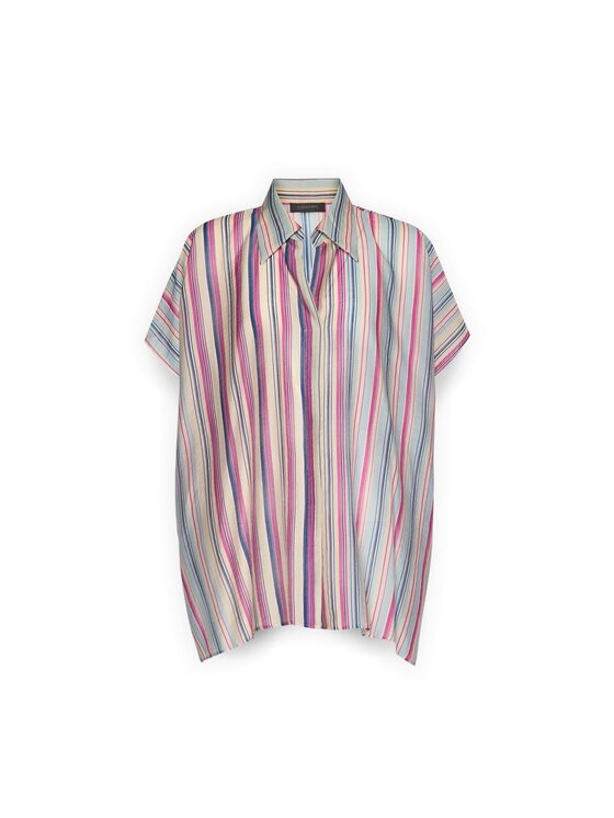 Elena Mirò Elena Mirò Camicia 5008E000131N001 Blu Over Fit