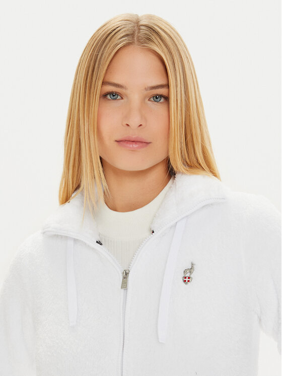 Aulp Aulp Felpa di pile Burli Bianco Regular Fit