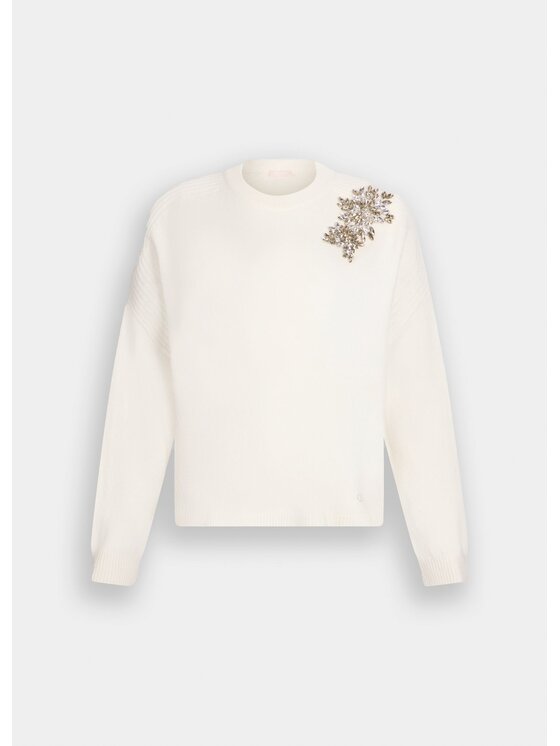 Liu Jo Liu Jo Maglione MF5487MS009L9008 Bianco Regular Fit