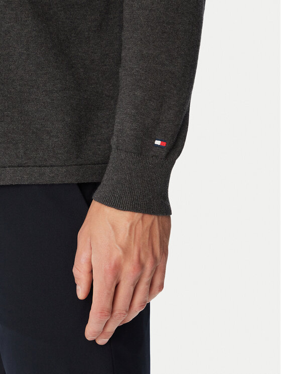Tommy Hilfiger Tommy Hilfiger Кардиган Essential MW0MW40432 Сив Regular Fit