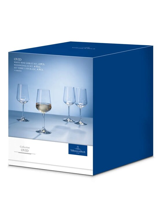 Villeroy & Boch Villeroy & Boch Komplet kieliszków do wina Villeroy & Boch Ovid Przezroczysty