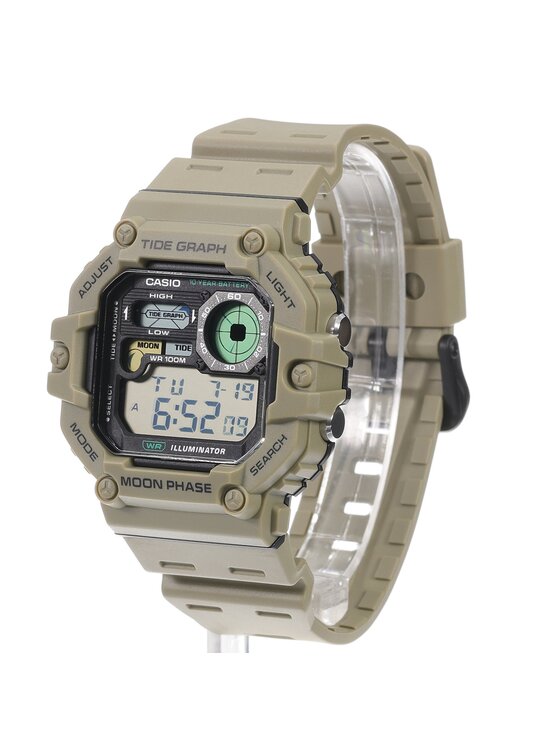 Casio Casio Ρολόι WS-1700H-5AVEF Πράσινο