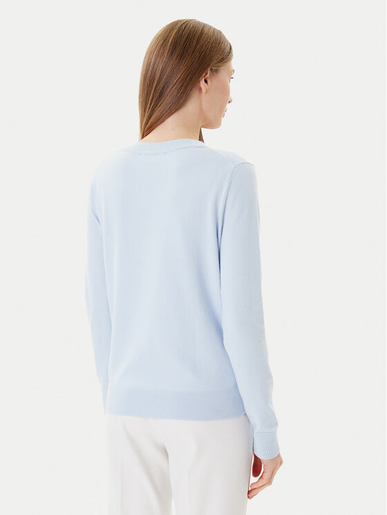 Tommy Hilfiger Tommy Hilfiger Pullover WW0WW40098 Himmelblau Regular Fit