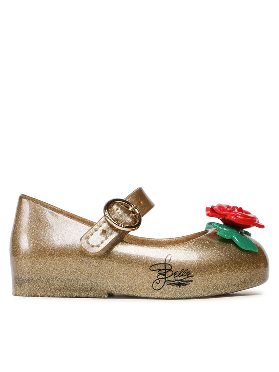 Pantofi Melissa Mini Melissa Sweet Love+Disney 33447 Gold/Red 50795