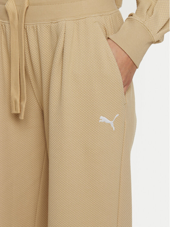 Puma Puma Spodnie dresowe 676007 Beżowy Regular Fit
